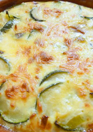Foto principal de Pastel de calabacín y patata, individual