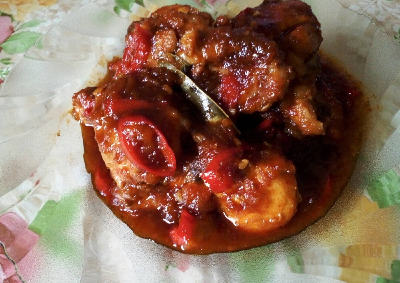🍗🌶 ayam Balado *bumbu desaku*