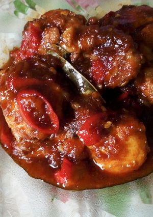 Foto resep 🍗🌶 ayam Balado *bumbu desaku*