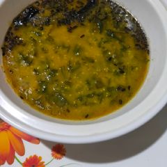 A picture of Palak dal.
