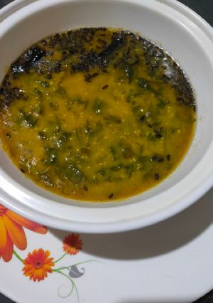 A picture of Palak dal.