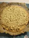 Pizza de chocolate branco
