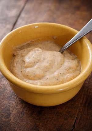 Una foto de Crema de berenjenas asadas súper fácil