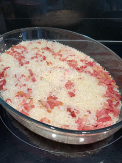 Una foto de Arroz blanco al horno