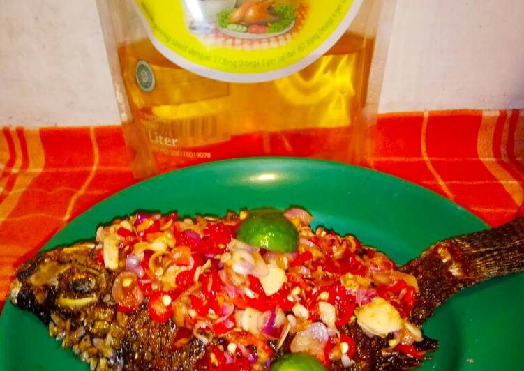 Resep Mujaer goreng sambal mata Mm anna Lezat
