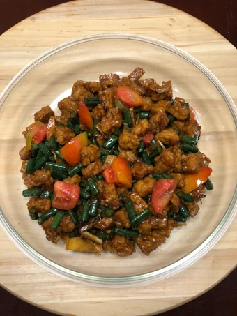 Cara Mudah Membuat Resep 22. Tumis Tempe Kacang Panjang yang Uenak Anti Ribet, Lezat