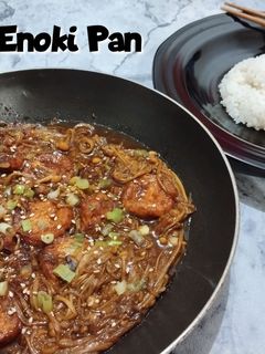 Foto resep Tofu Enoki Pan