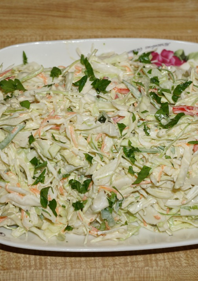 Una foto de Ensalada de repollo