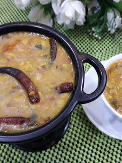 A picture of Punjabi tadka dal.