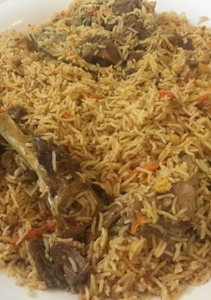 صورة لوصفة الأرز البخاري
