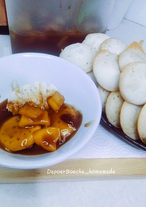 Foto resep Serabi kuah kinca nangka