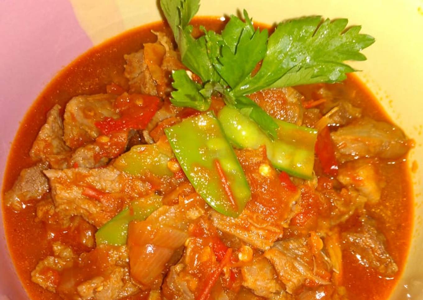 Daging merah panggang