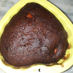 A picture of Aate ka chocolate cake.