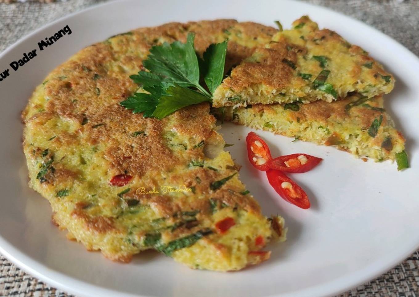 Telur Dadar Minang/Padang