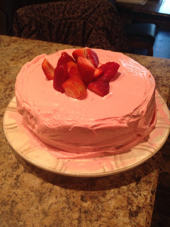 A picture of Strawberry Cake.