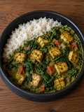 Vegan Palak Paneer 🥬 | Cashew Spinat mit Knusprigem Tofu oder Feta