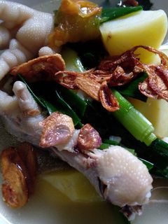Foto resep Sop (ceker) ayam kentang