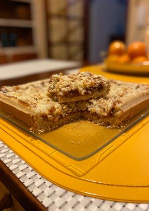 Una foto de Tarta de dulce de leche y coco