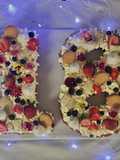 NUMBER CAKE de galleta para cumpleaños 1️⃣8️⃣🎉🎊
