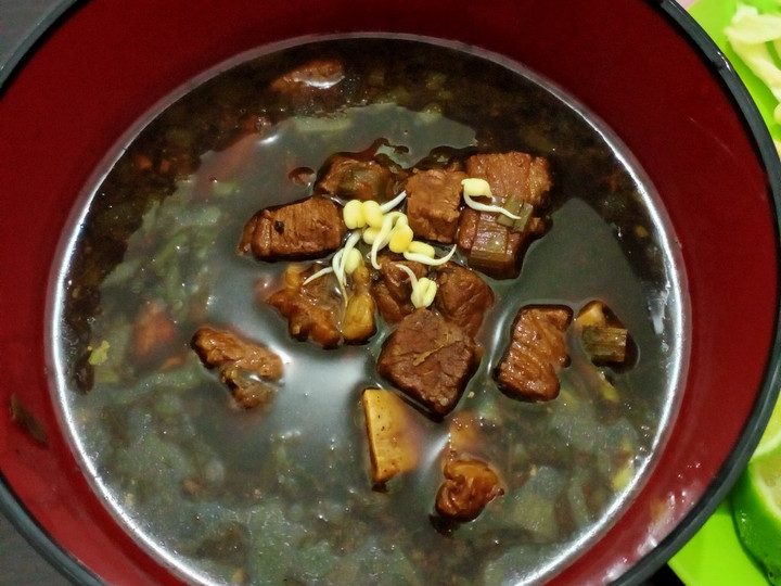 Resep Rawon Hitam dan Kental pake bumbu Indofood, Enak Banget