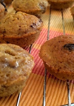 Φωτογραφία της συνταγής Banana bread cupcakes 🍫🍌