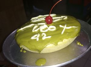 Foto resep Brownis matcha toping glaze Greentea 🤤🤤 cake double tea(kukus)