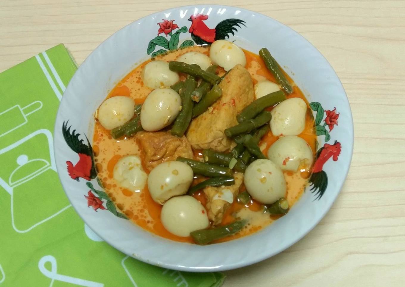 Telur Puyuh Kuah Santan