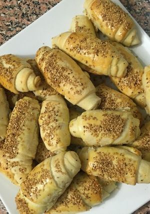 صورة لوصفة باتيه بالعجميه والسمسم
