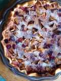Apple, Cherry, and Vanilla Tart