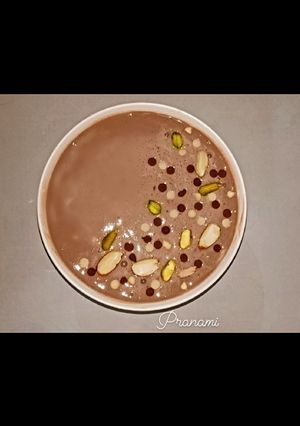 A picture of Instant Shrikhand (out of greek yogurt).