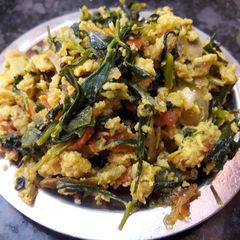 Methi Egg Bhurji A picture of Methi Egg Bhurji.