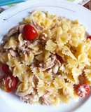 Pasta fría con atún y cherrys (rapidita)