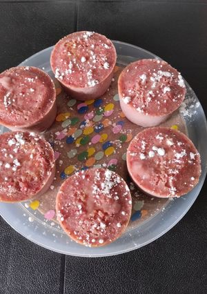 Une photo de 💐 Moelleux aux fraises 🍓💗