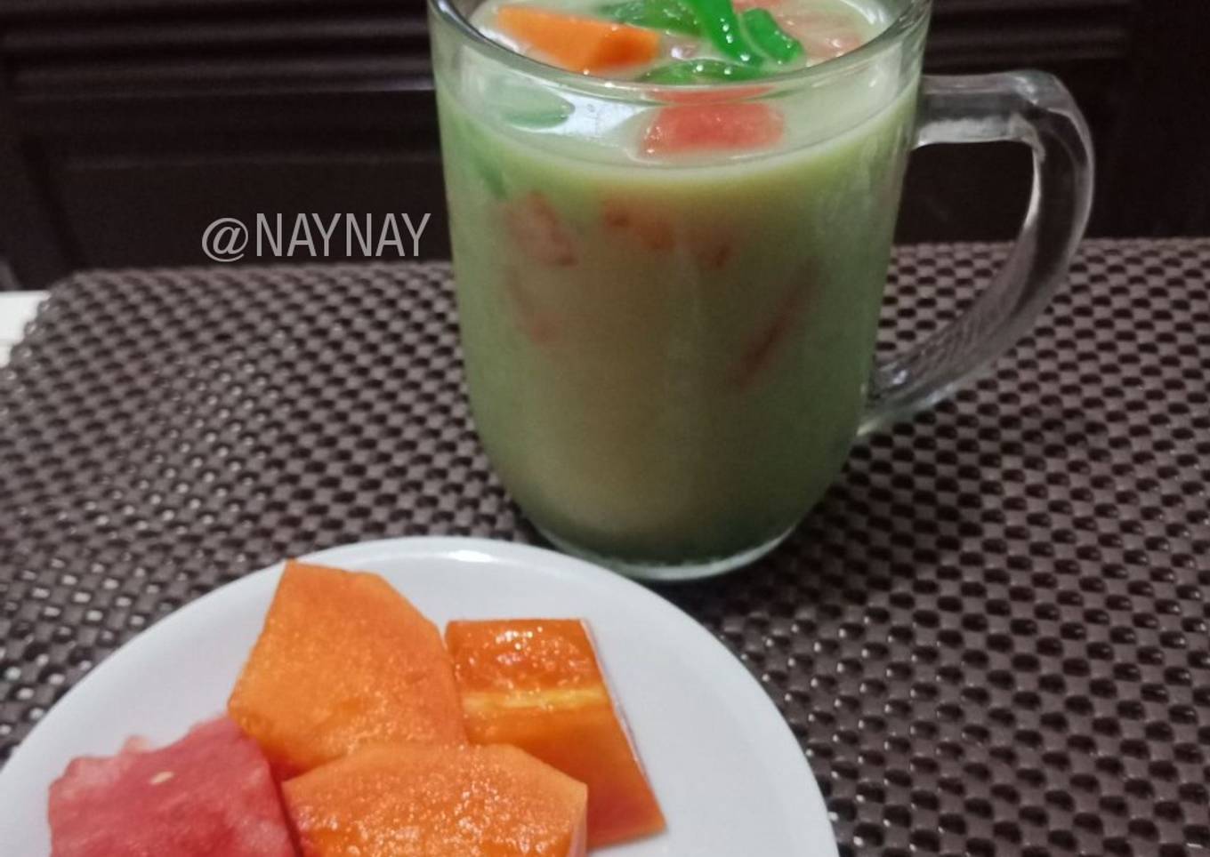 Es Cendol Buah Sirup Pandan