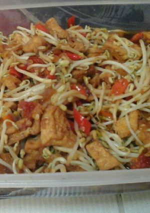 Foto resep Oseng taoge tahu