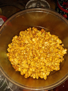 A picture of Spicy Cajun Popcorn and Nuts.