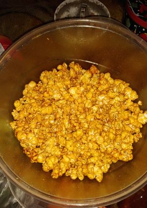 A picture of Spicy Cajun Popcorn and Nuts.
