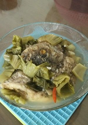 Foto resep Sup Ikan Gurame Sawi Asin