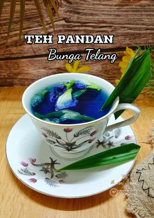 Gambar 3:8:23 - Teh pandan bunga telang