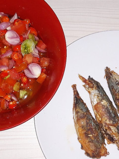 Foto resep Sambal dabu2 plus ikan pindang maknyusss