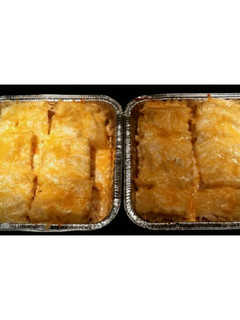 A picture of Chicken Alfredo Rollups.
