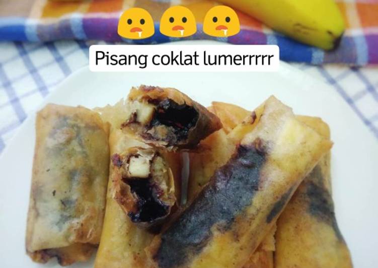 Pisang coklat lumer