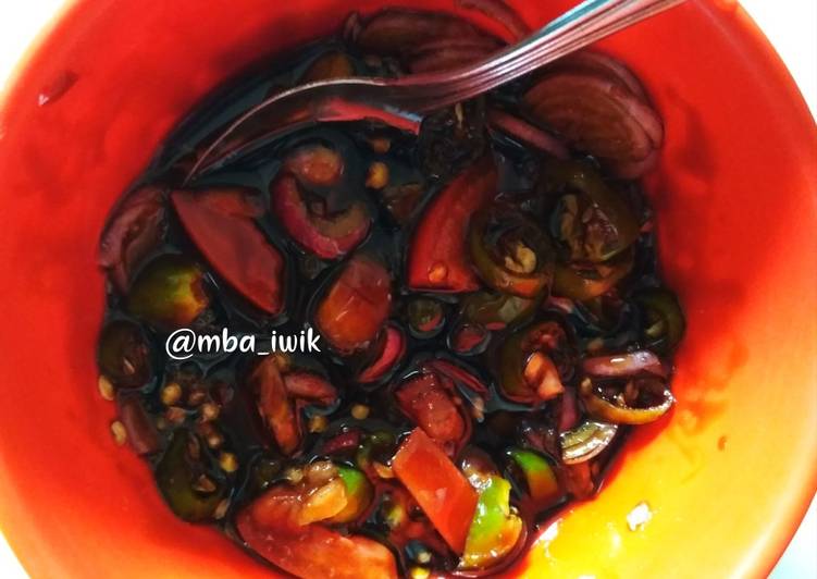 Sambal kecap paporit