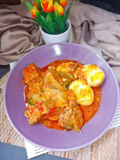 Foto resep Daging Tempe Telur Bumbu Merah