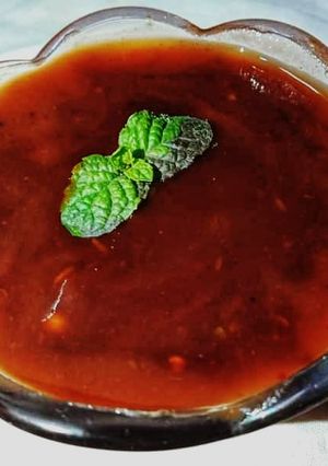 A picture of Imli ki khatti Meethi chutney.