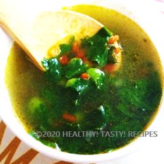 A picture of Kale Clear Soup.