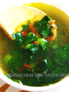 A picture of Kale Clear Soup.