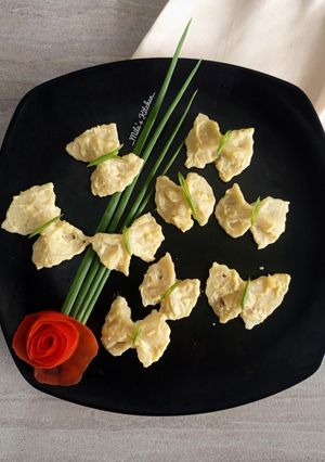 Foto resep Farfalle Saus Telur Asin
