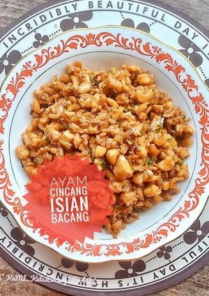 Foto resep Ayam Cincang Isian Bacang