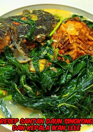 Foto resep Resep Daun Singkong Siram Santan Kental, Enak dan Gurih!